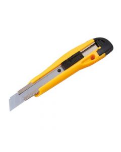 5 STAR OFFICE CUTTING KNIFE MEDIUM DUTY WITH LOCKING DEVICE AND SNAP-OFF BLADES 18MM (PACK OF 1)