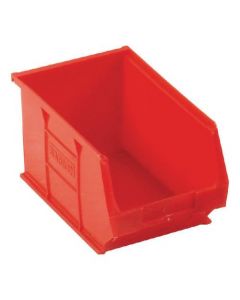 BARTON TC3 SMALL PARTS CONTAINER SEMI-OPEN FRONT RED 4.6L 150X240X125MM (PACK OF 10) 010032