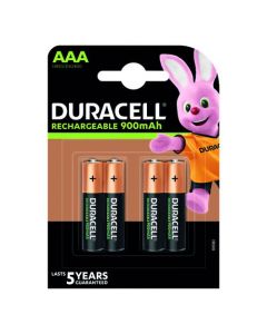 DURACELL STAY CHARGED RECHARGEABLE AAA NIMH 900MAH BATTERIES (PACK OF 4) 81364750