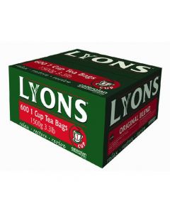 LYONS GREEN LABEL TEA BAGS(PACK OF 600) LB0001
