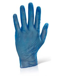 BEESWIFT VINYL EXAMINATION GLOVES BLUE XL  (PACK OF 1,000)