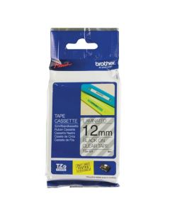 BROTHER P-TOUCH 12MM BLACK ON CLEAR TZE131 LABELLING TAPE (PACK OF 1)
