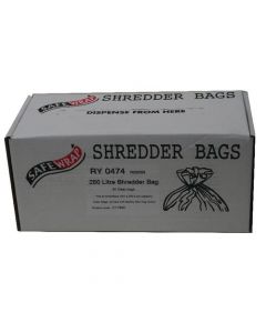 SAFEWRAP SHREDDER BAG 250 LITRE (PACK OF 50) RY0474