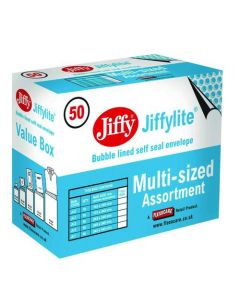 JIFFY PADDED BAG ASSORTED SIZES GOLD (PACK OF 50) JPB-SEL