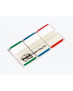 POST-IT STRONG INDEX COLOURED TIPS RED/GREEN/BLUE(PACK OF 66 TABS) 686L-GBR