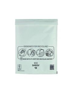 MAIL LITE BUBBLE LINED POSTAL BAG SIZE G/4 240X330MM WHITE (PACK OF 50) MLW G/4