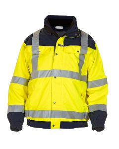 HYDROWEAR FURTH HIGH VISIBILITY SIMPLY NO SWEAT PILOT JACKET TWO TONE SATURN YELLOW / NAVY S (PACK OF 1)