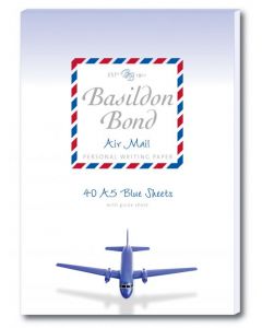 BASILDON BOND AIRMAIL PAD 148 X 210MM BLUE (PACK OF 10) 100104698