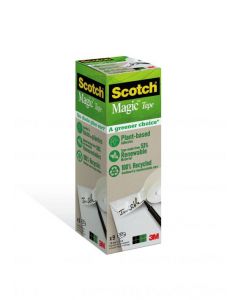 SCOTCH CLEAR MAGIC TAPE 19MM X33M (PACK OF 9) 90019339