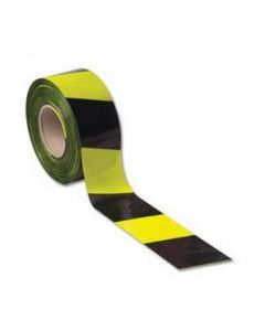 BARRIER TAPE 75MM X 500M YLLW/BLACK (PACK OF 1)