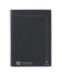 CLAIREFONTAINE EUROPA NOTEMAKERS NOTEBOOK A4 BLACK (PACK OF 10) 4862