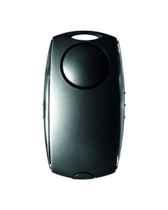 SECURIKEY PERSONAL ALARM BLACK /SILVER (ACTIVATE BY PUSHING THE SIDES, 120DB SIREN) PAECABLACK