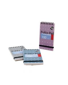PUKKA PAD RULED WIREBOUND METALLIC POCKET NOTEBOOK 100 PAGES A7 (PACK OF 6) 6254-MET