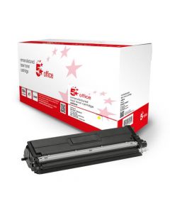 5 STAR OFFICE REMANUFACTURED TONER CARTRIDGE PAGE LIFE YELLOW 1800PP [BROTHER TN421Y ALTERNATIVE]