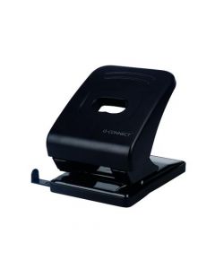 Q-CONNECT HEAVY DUTY HOLE PUNCH 40 SHEET BLACK KF01236 (PACK OF 1)
