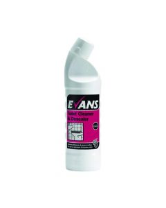 EVANS TOILET CLEANER AND DESCALER 1 LITRE (REMOVES LIMESCALE AND SOILING) A190CEV (PACK OF 1)