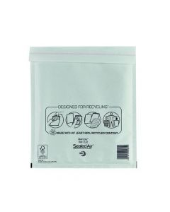 MAIL LITE BUBBLE LINED POSTAL BAG SIZE E/2 220X260MM WHITE (PACK OF 100) MLW E/2