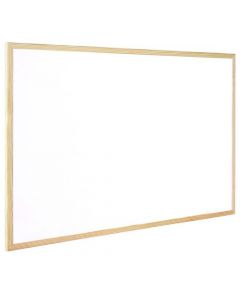 Q-CONNECT WOODEN FRAME WHITEBOARD 600X400MM KF03570