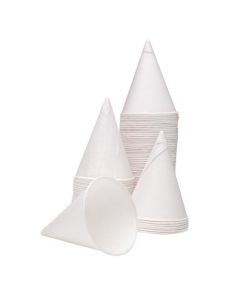 4OZ WATER DRINKING CONE CUP WHITE (PACK OF 5000 CUPS) ACPACC04