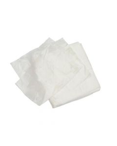 5 STAR FACILITIES BIN LINERS LIGHT DUTY 40 LITRE CAPACITY W340/600XH580MM SQUARE WHITE [PACK 100]