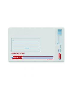 GOSECURE BUBBLE LINED ENVELOPE SIZE 4 180X265MM WHITE (PACK OF 100) KF71449