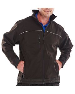 BEESWIFT SOFT SHELL JACKET BLACK 3XL (PACK OF 1)