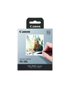 CANON SELPHY SQUARE PHOTO PAPER XS-20L 68MMX68MM (PACK OF 20 SHEETS + 1 INK CASSETTE) 4119C002AA