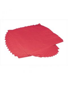 NAPKINS 2 PLY 400MM SQUARE RED [PACK OF 125 NAPKINS]