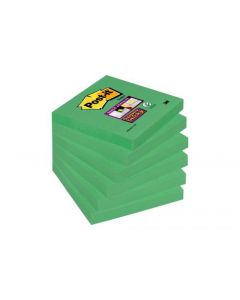 POST-IT SUPER STICKY 76 X 76MM ASPARAGUS (PACK OF 6) 654-6SS-AW
