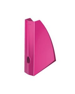 LEITZ WOW MAGAZINE FILE A4 METALLIC PINK REF 52771023  (PACK OF 1)