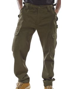 BEESWIFT COMBAT TROUSERS OLIVE GREEN 36 (PACK OF 1)