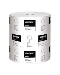 KATRIN BASIC SYSTEM TOWEL M 1-PLY BLUE (PACK OF 6) 460218
