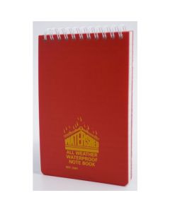 EXACOMPTA CHARTWELL RULED WATERSHED WATERPROOF BOOK 101X156MM RED 2291 (PACK OF 1)