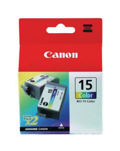 CANON BCI-15C COLOUR INKJET CARTRIDGES (PACK OF 2) 8191A002