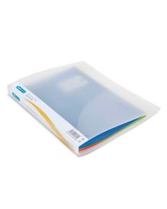 RAPESCO 25MM TWO-RING BINDER A4 CLEAR (PACK OF 10 BINDERS) 0715
