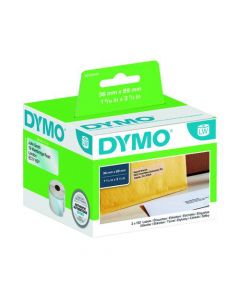 DYMO LABELWRITER LARGE ADDRESS LABELS 89 X 36MM TRANSPARENT S0722410 (PACK OF 260)