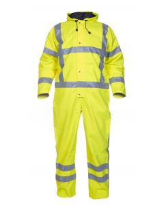 HYDROWEAR URETERP SIMPLY NO SWEAT HIGH VISIBILITY WATERPROOF COVERALL SATURN YELLOW 2XL (PACK OF 1)