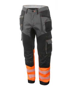 BEESWIFT HIGH VISIBILITY TWO TONE TROUSERS ORANGE / BLACK 40T (PACK OF 1)