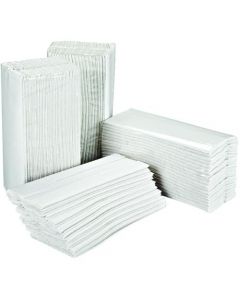 2WORK 2-PLY C-FOLD HAND TOWELS WHITE (PACK OF 2355) HC2W23VW