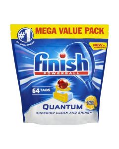 FINISH DISHWASHER POWERBALL TABLETS ALL-IN-1 LEMON REF RB791158 [PACK 64]