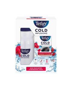 TETLEY COLD INFUSIONS RASPBERRY AND CRANBERRY STARTER KIT REF 1700A