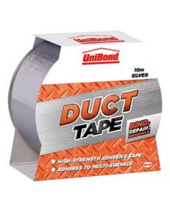 UNIBOND DUCT TAPE SILVER 50MMX10M 1667265 (PACK OF 1)