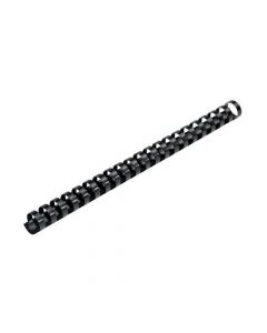 5 STAR OFFICE BINDING COMBS PLASTIC 21 RING 170 SHEETS A4 20MM BLACK [PACK 100]