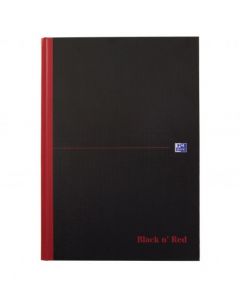 BLACK N' RED SMART RULED CASEBOUND HARDBACK NOTEBOOK A4 100080428 (PACK OF 1)