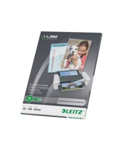 LEITZ ILAM PREM LAMINATING POUCH A3 160 MICRON (PACK OF 100) 74850000