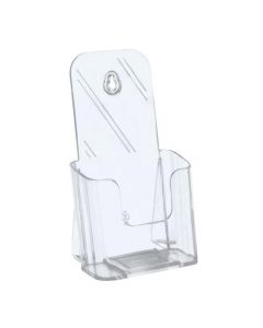 5 STAR OFFICE LITERATURE HOLDER SLANTED 1/3 A4 CLEAR