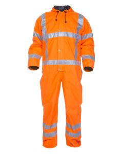 HYDROWEAR URETERP SIMPLY NO SWEAT HIGH VISIBILITY WATERPROOF COVERALL ORANGE 2XL (PACK OF 1)