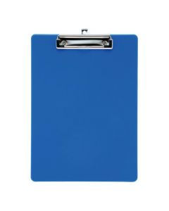 5 STAR OFFICE CLIPBOARD SOLID PLASTIC DURABLE WITH ROUNDED CORNERS A4 BLUE