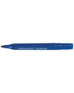 BLUE PERMANENT BULLET TIP MARKER (PACK OF 10) WX26046