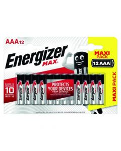 ENERGIZER MAX E92 AAA BATTERIES (PACK OF 12) E300103700